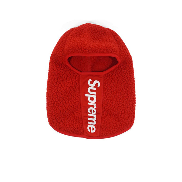 POLARTEC X SUPREME DEEP PILE BALACLAVA RED FW17 - Stay Fresh