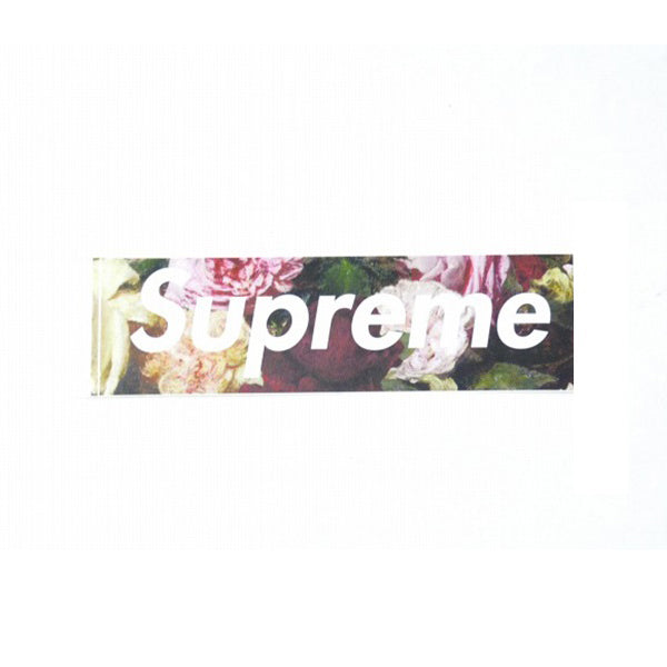 SUPREME POWER CORRUPTION LIES FLORAL BOX LOGO STICKER - Stay Fresh