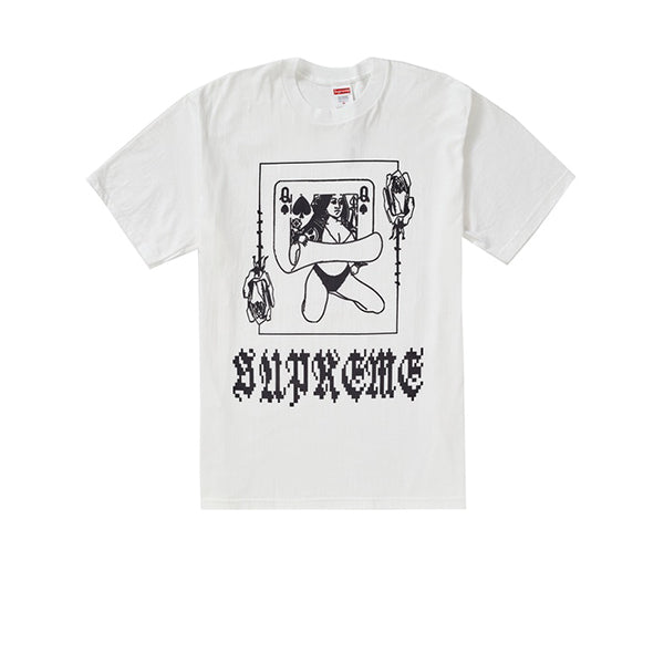 SUPREME QUEEN TEE WHITE FW19 - Stay Fresh