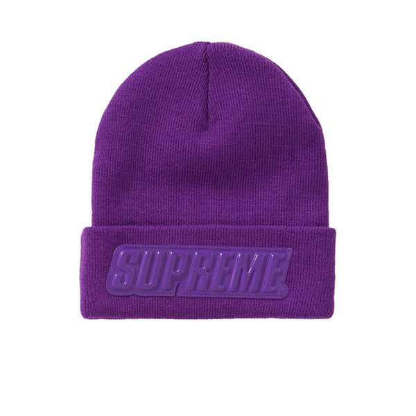 Purple supreme top beanie