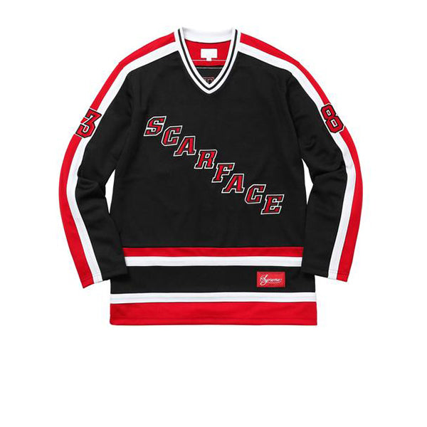 Supreme scarface hockey jersey white online