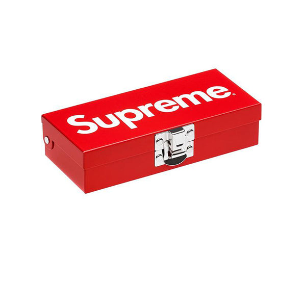 SUPREME SMALL METAL STORAGE BOX RED SS17
