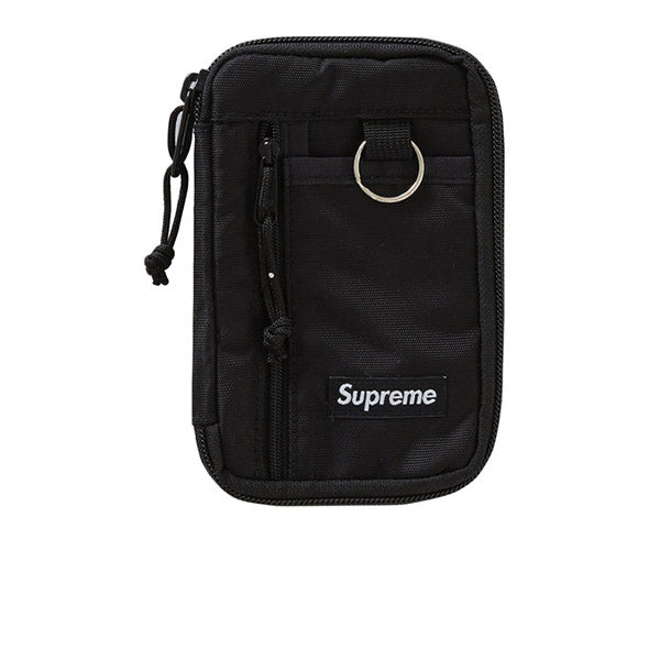 SUPREME SMALL ZIP POUCH BLACK FW19 - Stay Fresh