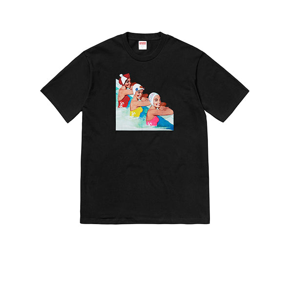 SUPREME SWIMMERS TEE BLACK SS18