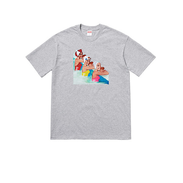 SUPREME SWIMMERS TEE HEATHER GREY SS18
