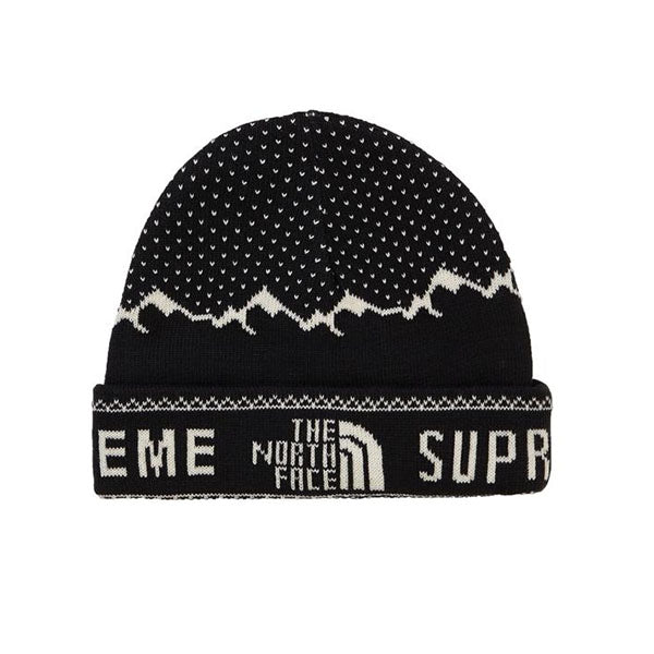 SUPREME THE NORTH FACE FOLD BEANIE BLACK FW18 - Stay Fresh