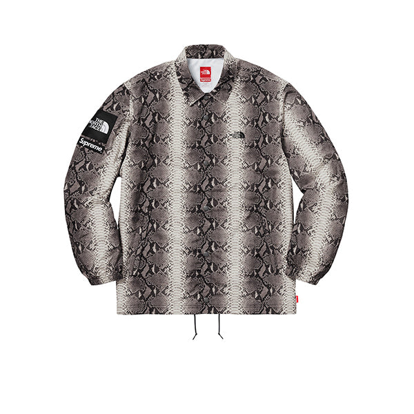 THE NORTH FACE X SUPREME SNAKESKIN TAPED SEAM COACHES JACKET BLACK