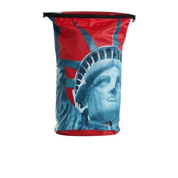 THE NORTH FACE X SUPREME STATUE OF LIBERTY WATERPROOF BACKPACK RED