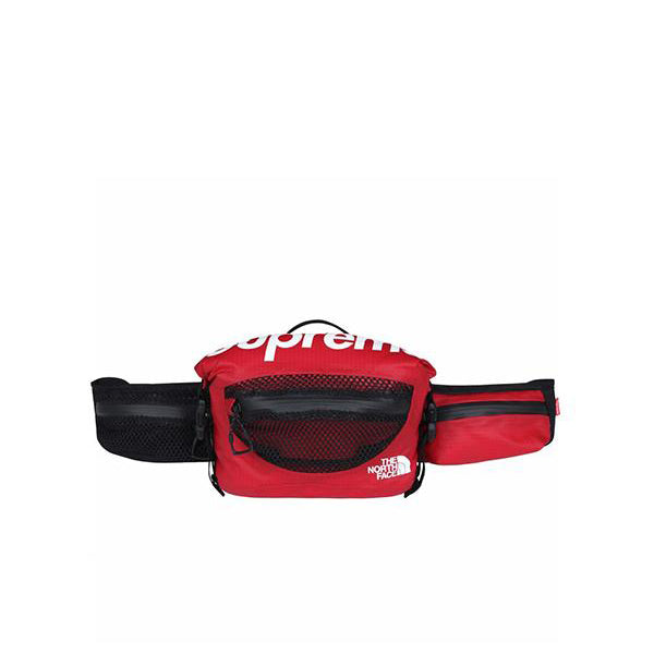 SUPREME THE NORTH FACE WATERPROOF WAIST BAG RED SS17