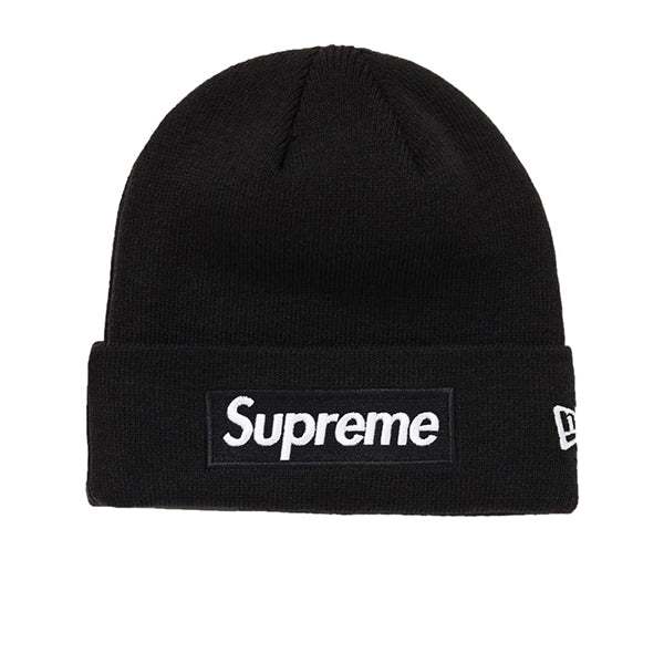 Black Supreme Beanie Hat