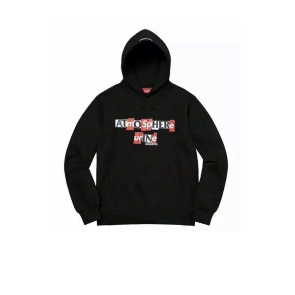 giorgio armani jersey sweatshirt item - OdegardcarpetsShops - ANTIHERO X SUPREME  HOODED SWEATSHIRT BLACK FW20