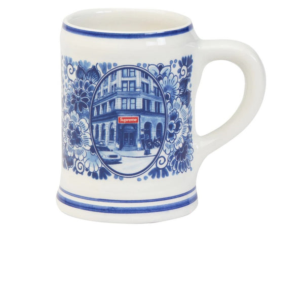 SUPREME ROYAL DELFT 190 BOWERY BEER MUG BLUE SS21