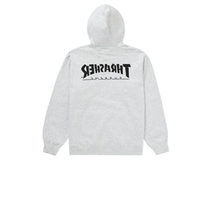 SUPREME THRASHER HOODED SWEATSHIRT ASH GREY FW21 - Stay Fresh