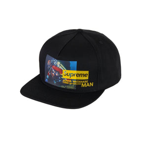 SUPREME JUNYA WATANABE CDG MAN NATURE 5-PANEL HAT BLACK FW21