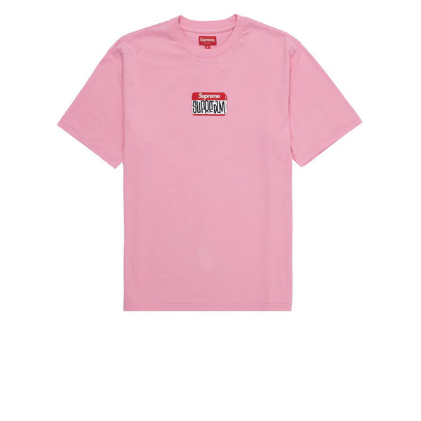 SUPREME GONZ NAMETAG S/S TEE PINK FW21 - Stay Fresh