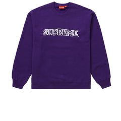 SUPREME SHATTERED LOGO CREWNECK PURPLE FW21 - Stay