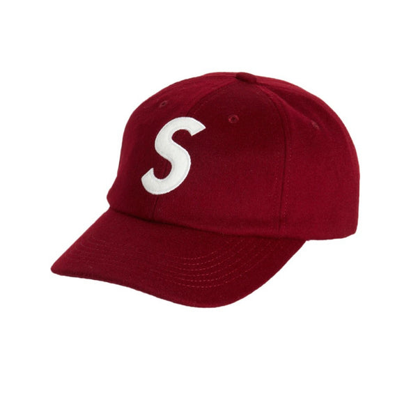 SUPREME WOOL S LOGO 6 PANEL RED FW21 - Stay Fresh