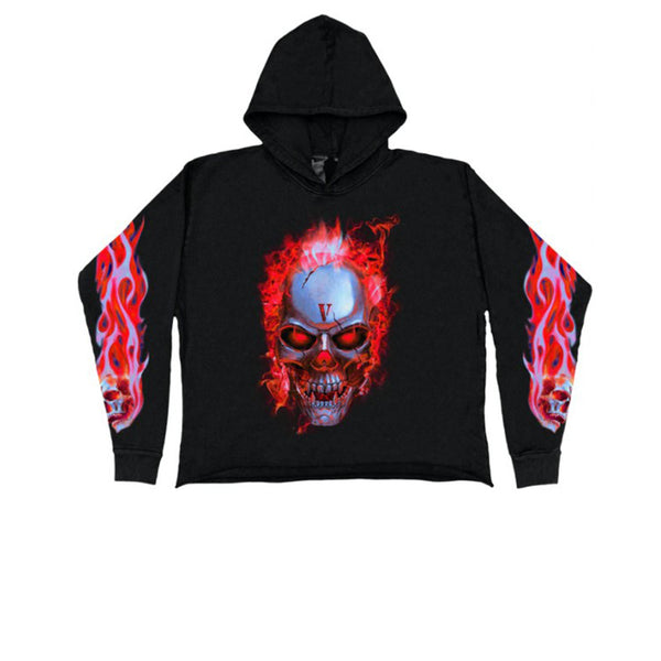 Red flame hoodie Clearance