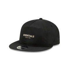 fear of god essentials new era edition retro crown 9fifty cap black fw21