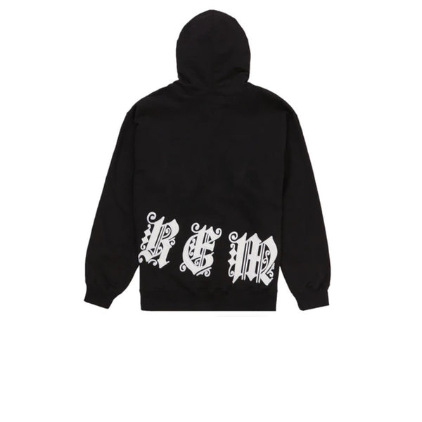 SUPREME OLD ENGLISH WRAP HOODED SWEATSHIRT BLACK SS21 - Stay Fresh