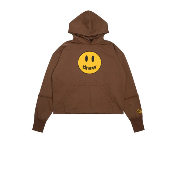 DREW HOUSE MASCOT DECONSTRUCTED HOODIE BROWN SS22