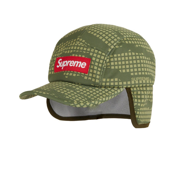 SUPREME WINDSTOPPER EARFLAP CAMP CAP OLIVEGRID FW21 - Stay Fresh