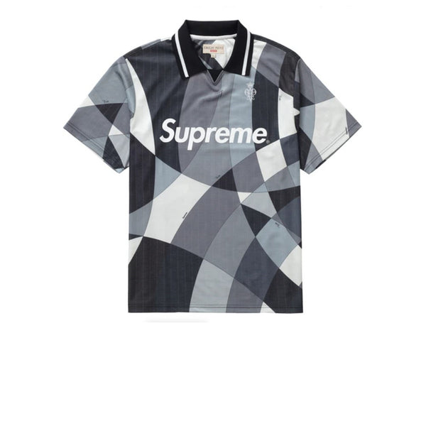 EMILIO PUCCI X SUPREME SOCCER JERSEY BLACK SS21