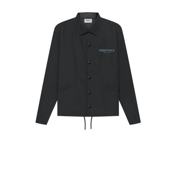 FEAR OF GOD ESSENTIALS COACHES JACKET BLACK 2021