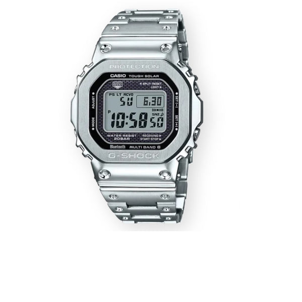 CASIO G-SHOCK FULL METAL CONNECTED SILVER GMWB5000D-1