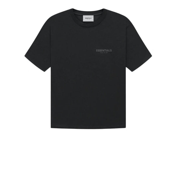 FEAR OF GOD ESSENTIALS JERSEY T-shirt embroidered BLACK FW21