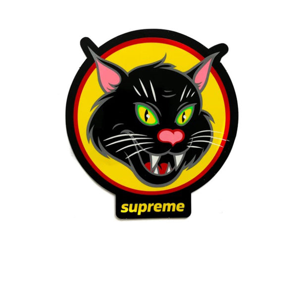 SUPREME BLACK CAT STICKER 2020