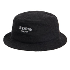 SUPREME CLASSIC LOGO TERRY CRUSHER BLACK SS21 - Stay Fresh