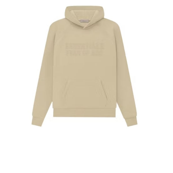 FEAR OF GOD ESSENTIALS HOODIE SAND SS23