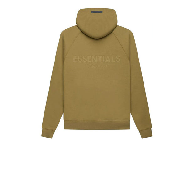 FEAR OF GOD ESSENTIALS PULLOVER HOODIE AMBER FW21