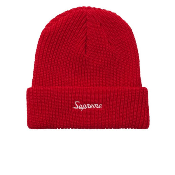 SUPREME LOOSE GAUGE BEANIE BRIGHT RED FW21 - Stay Fresh