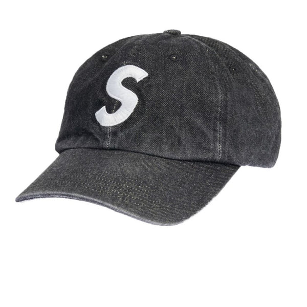 SUPREME KEVLAR DENIM S LOGO 6-PANEL BLACK SS22 - Stay Fresh