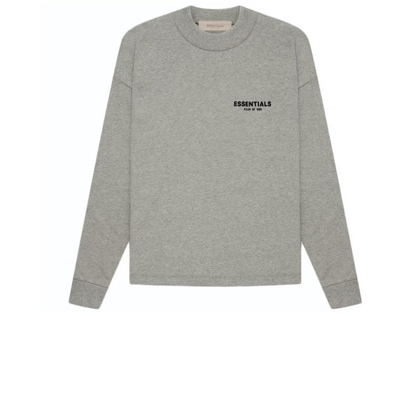 FEAR OF GOD ESSENTIALS L/S T-SHIRT DARK OATMEAL SS22 - Stay Fresh