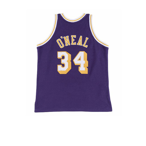 Shaquille O'Neal Los Angeles Lakers Mitchell & Ness Hardwood Classics  Swingman Jersey - Purple