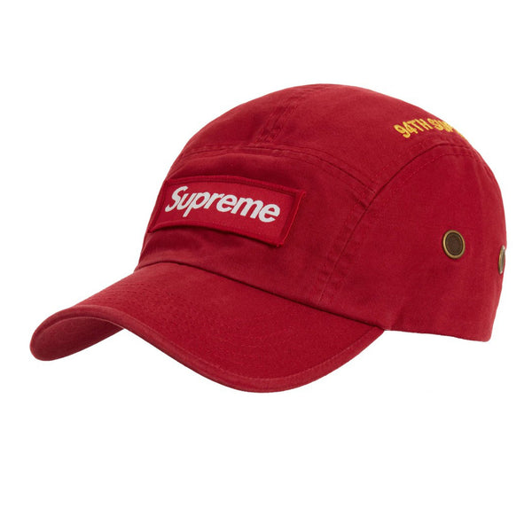 SUPREME MILITARY CAMP CAP CAP RED FW21