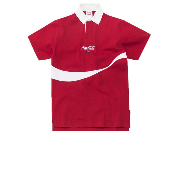 KITH X COCA-COLA RIBBON RUGBY RED SS19