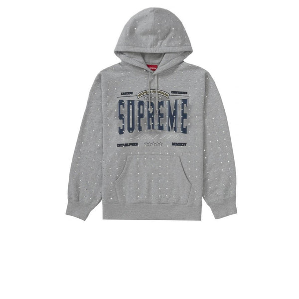 Supreme rhinestone hoodie online