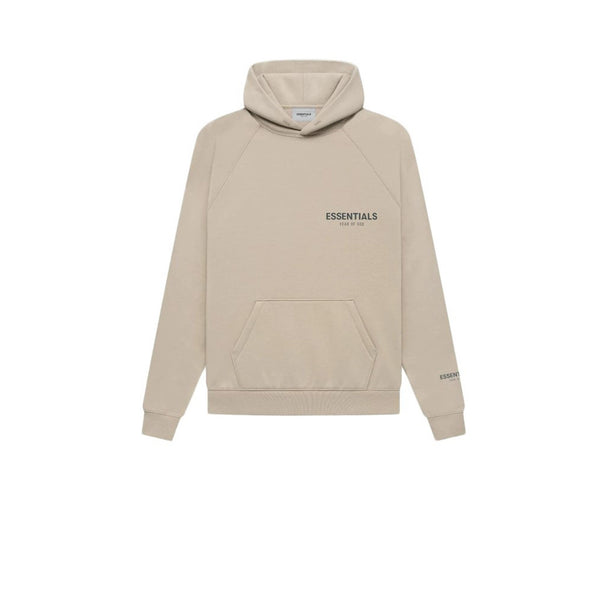 FEAR OF GOD ESSENTIALS PULLOVER HOODIE TAN FW21