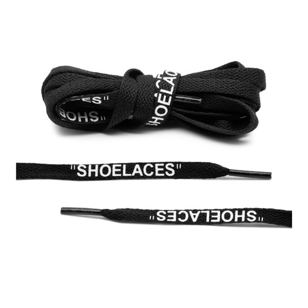 LACE LAB OFF-WHITE STYLE SHOELACES 54 INCH BLACK