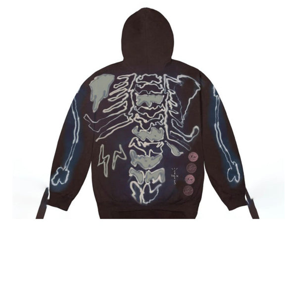 TRAVIS SCOTT CACTUS JACK FOR FRAGMENT SKELETON GRAFFITI FULL ZIP