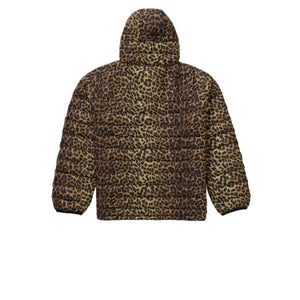 SUPREME MICRO DOWN HALF ZIP HOODED PULLOVER LEOPARD FW21 - Stay Fresh