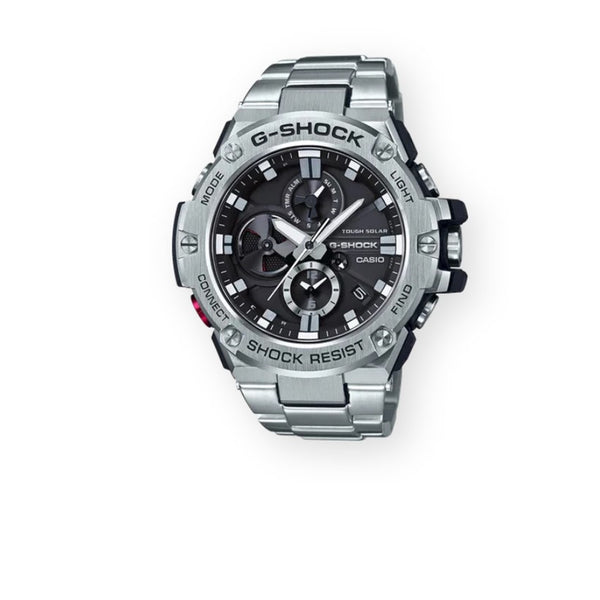 CASIO G-SHOCK G-STEEL GSTB100D-1A WITH BLUETOOTH AND TOUGH SOLAR