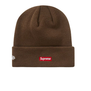 SUPREME NEW ERA S LOGO BEANIE BROWN FW22 - Stay Fresh