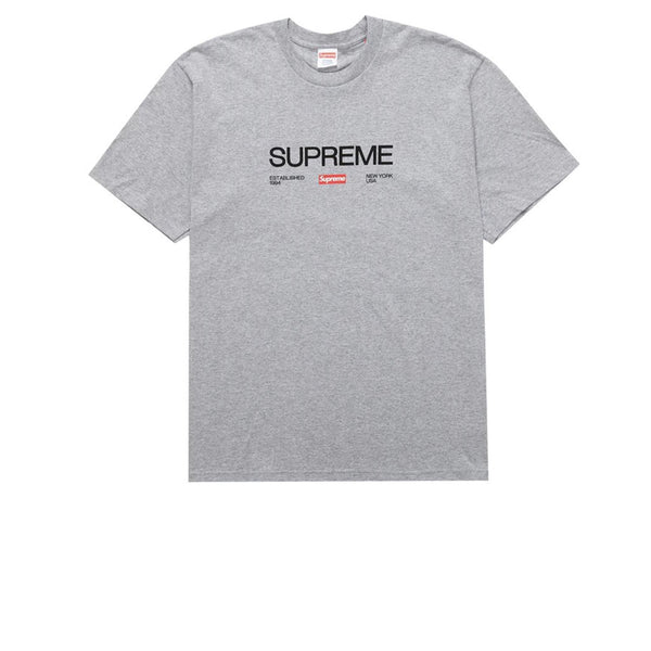 SUPREME EST 1994 TEE HEATHER GREY FW21 - Stay Fresh