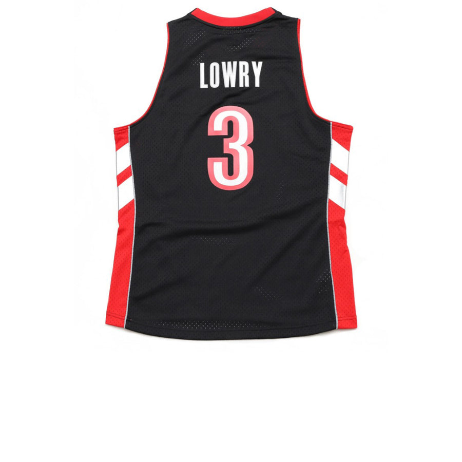 MITCHELL & NESS NBA HARDWOOD CLASSIC SWINGMAN TORONTO RAPTORS KYLE LOWRY 2012-13 JERSEY BLACK