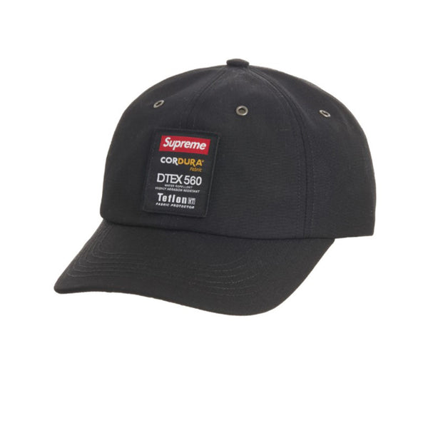 SUPREME CORDURA TEFLON LABEL 6-PANEL BLACK FW21 - Stay Fresh